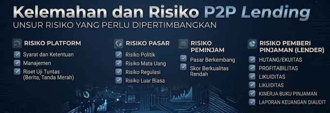 Kelemahan dan Risiko P2P Lending