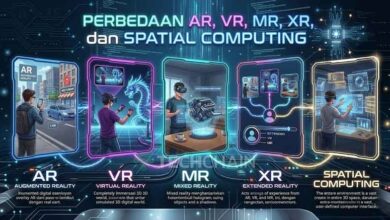 Perbedaan AR, VR, MR, XR, dan Spatial Computing