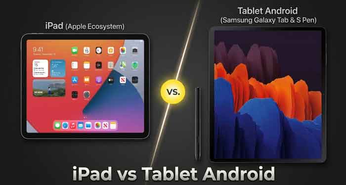 Perbedaan iPad vs Tablet Android