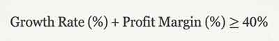 The Rule of 40
