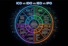 perbandingan ICO, IDO, IEO, IPO dalam proyek investasi baru