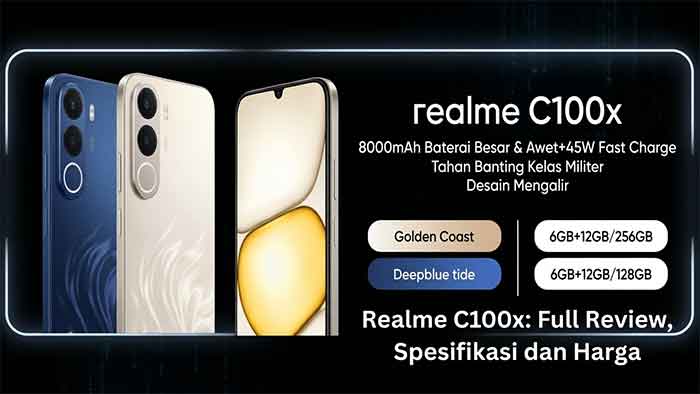 review spesifikasi harga Realme C100x